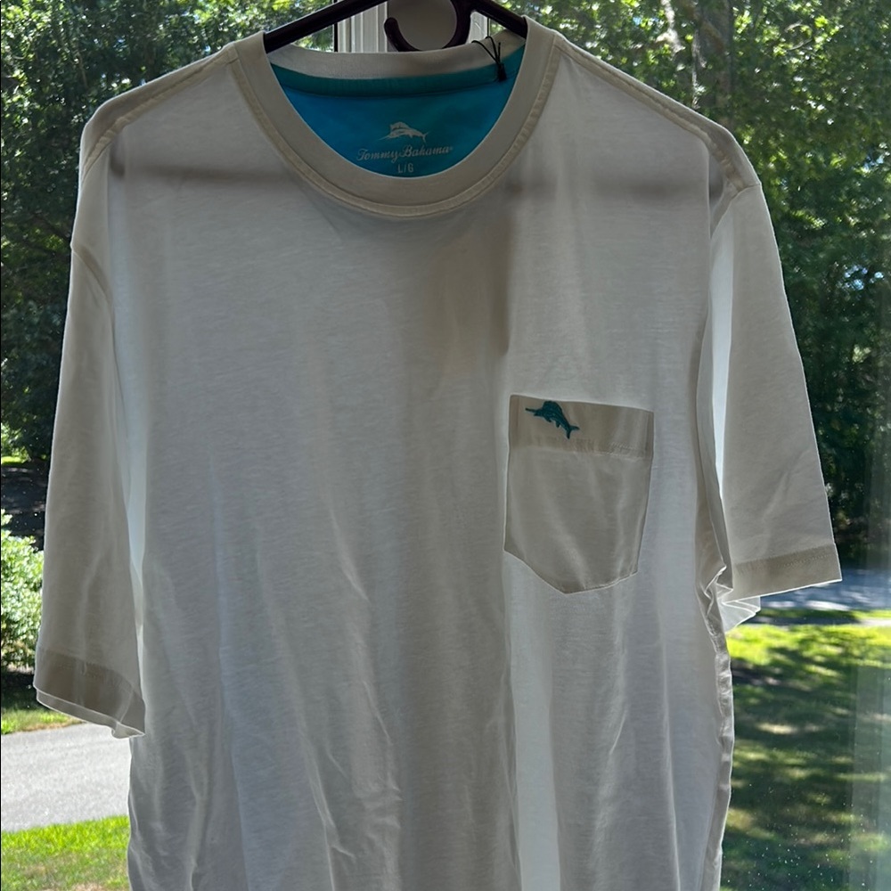 Tommy Bahama White Short Sleeve Tee